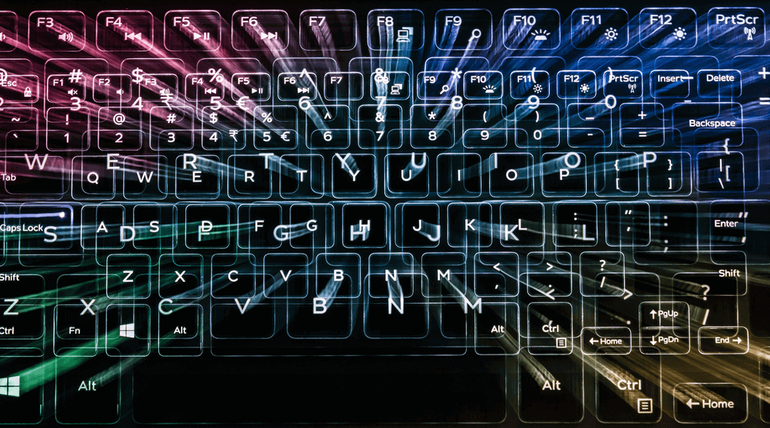 stylized keyboard